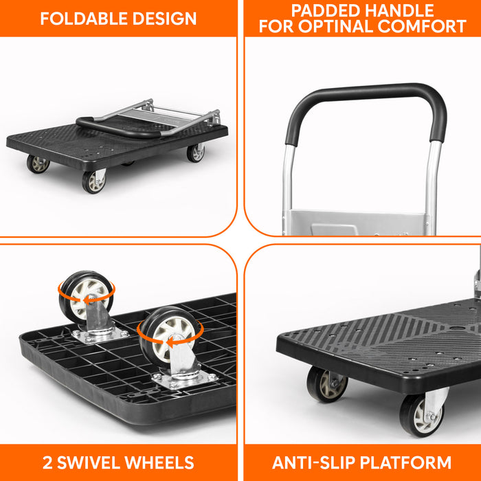 Corvids Folding Platform Trolley Features