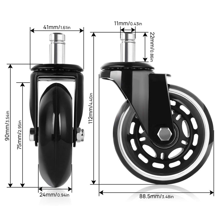 High-Quality Caster Wheel Dimensions