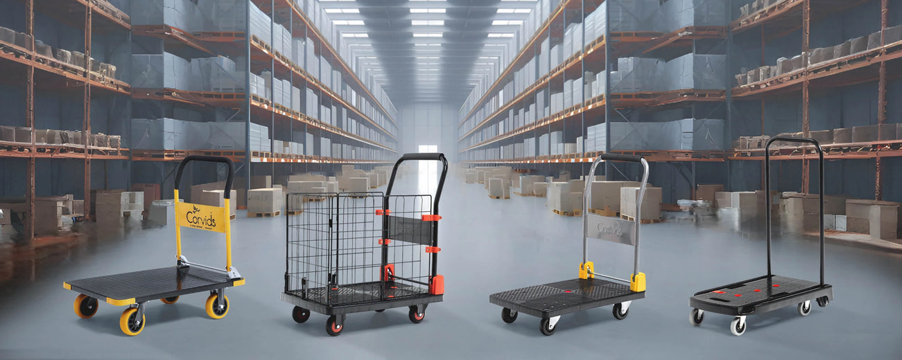 Buy Material Handling Platform Trolley Online | Corvids India