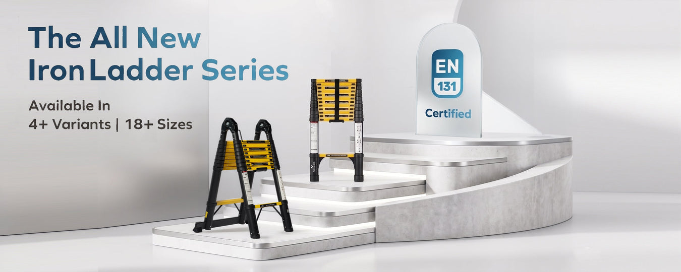 CARBON STEEL TELESCOPIC LADDERS