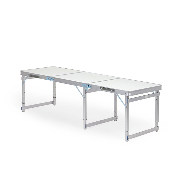 Buy Corvids 6 feet Height Adjustable Aluminium Folding Table, Multipurpose  Table for Outdoor & Indoor Purpose, Camping & Hiking, Picninc (6ft, Blue)  Online at Best Prices in India - JioMart.