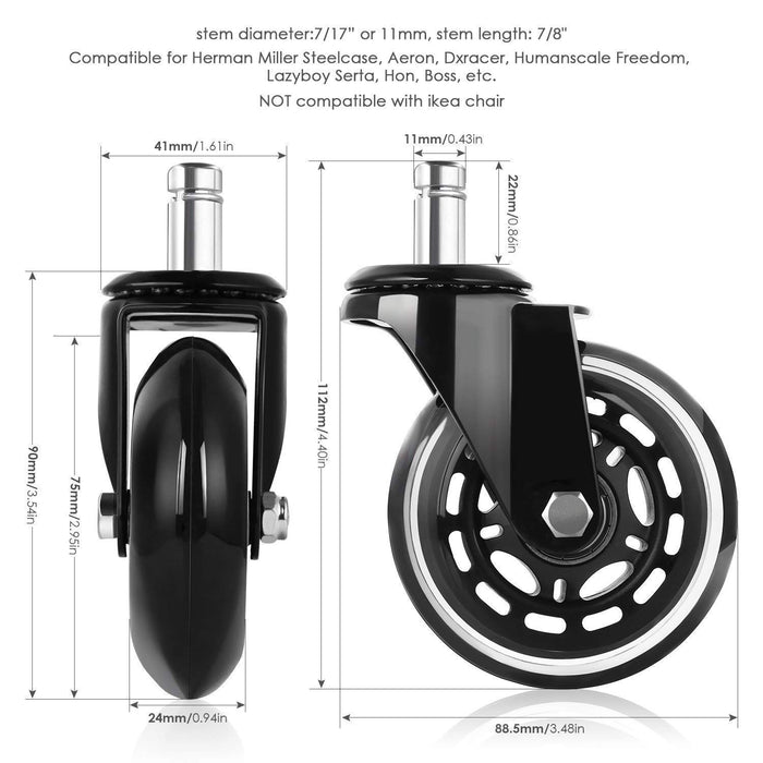 High-Quality Caster Wheel Dimensions