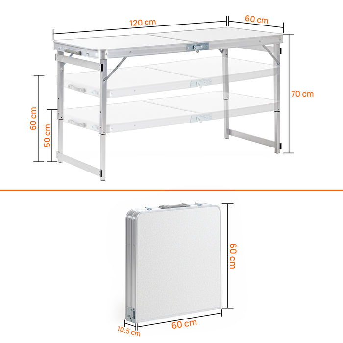 Fold-Up Table Dimensions