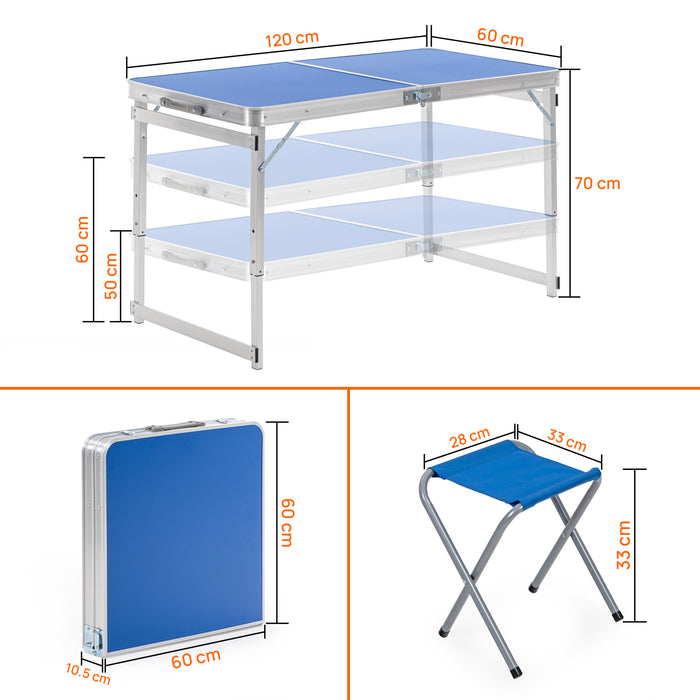 Folding Table with Chair Measurements 