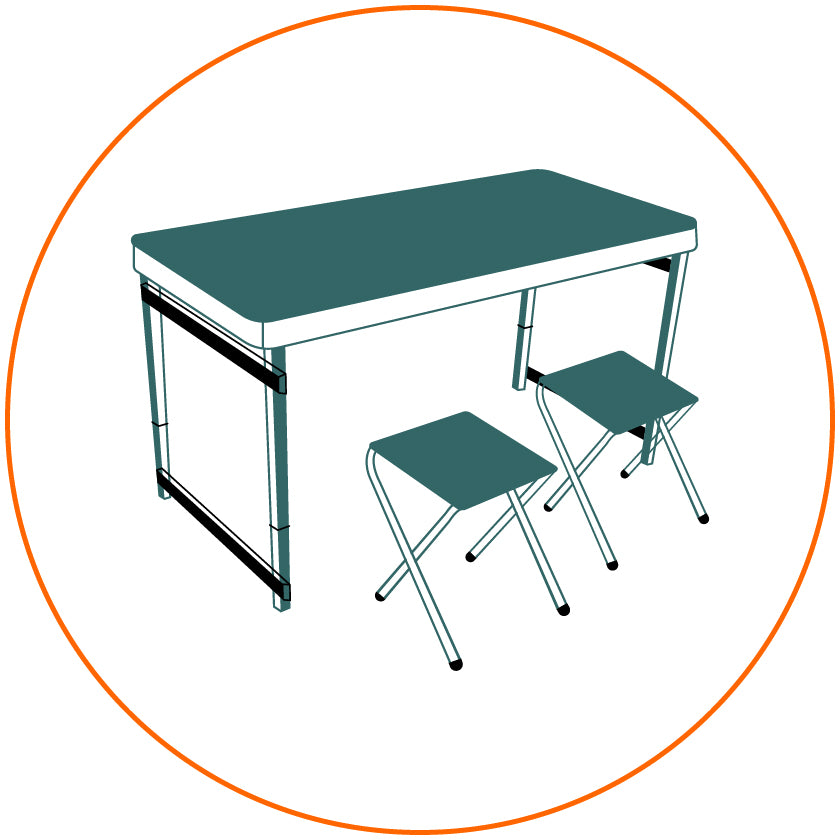 Folding Table and Chair