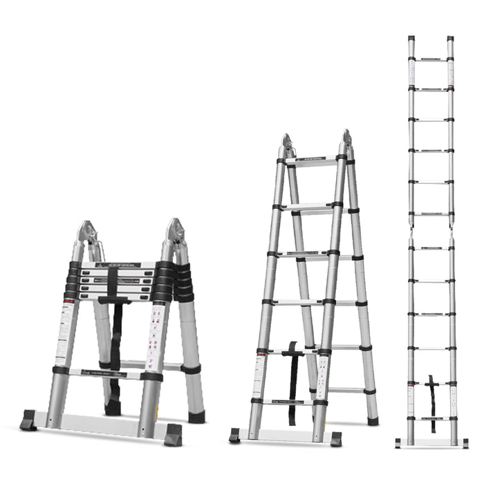 12.5 Feet Double Telescopic Ladder