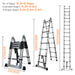 16 Step Telescopic Ladder Dimensions