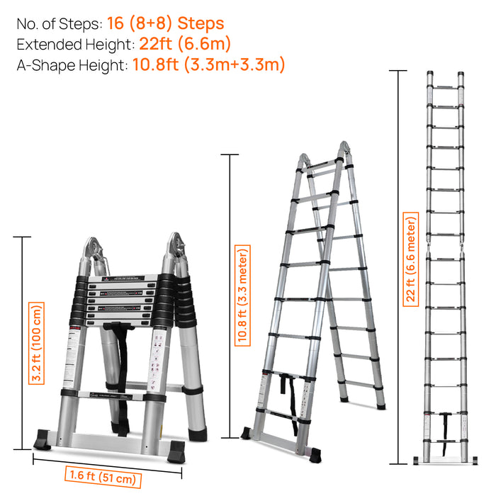 Safety Ladder Dimensions