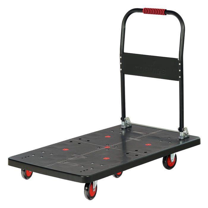 Corvids 600 Kg Portable Plastic Folding Hand Platform Trolley with 2-Year Warranty