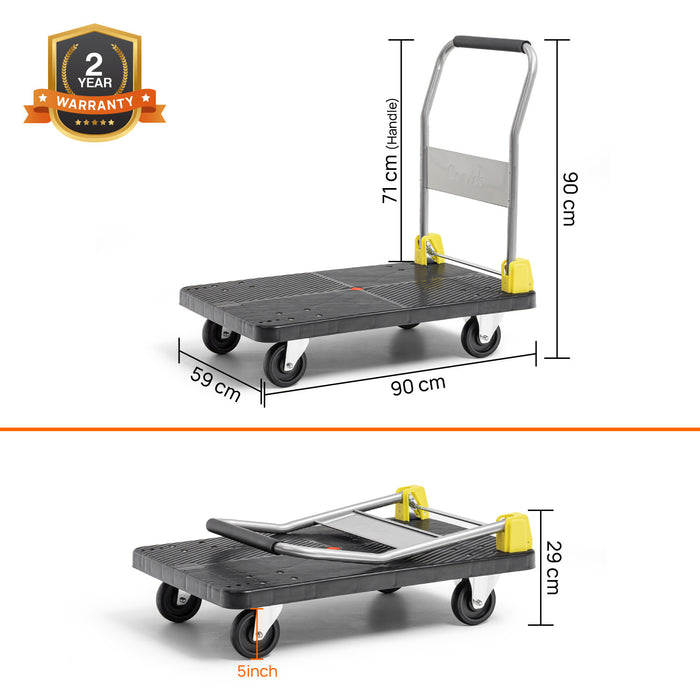 Corvids Folding Platform Trolley Portability Feature