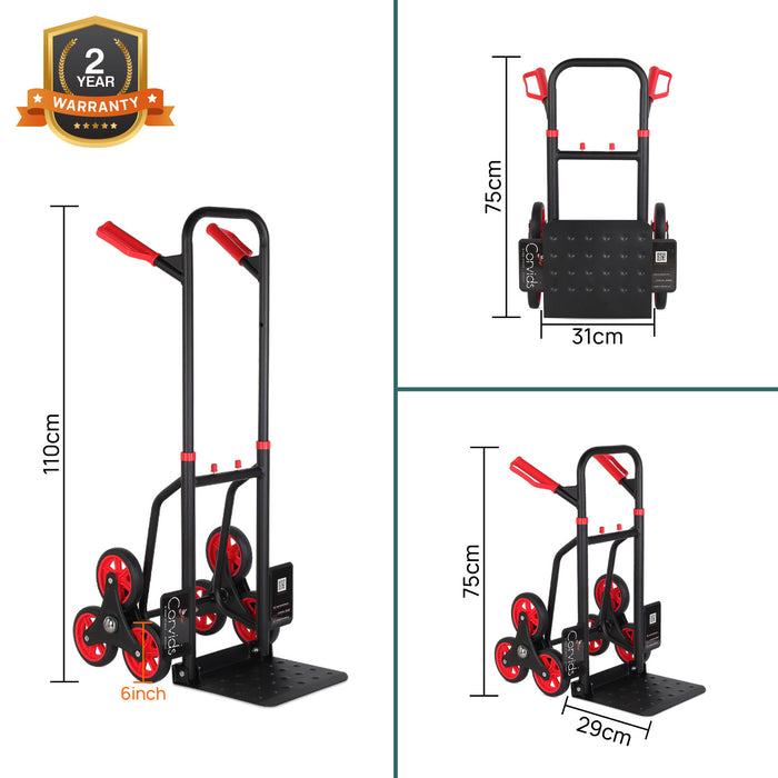 Corvids 150 Kg Stairs Climbing Hand Truck Dimensions