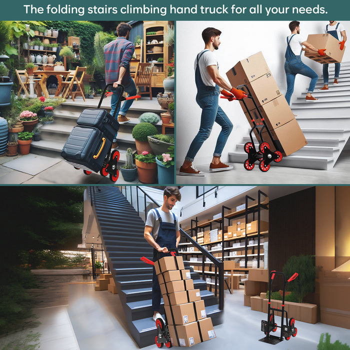 Corvids Stairs Climbing Hand Truck Uses