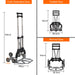 Folding Hand Truck Measurements 