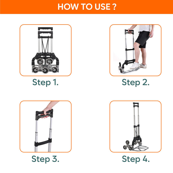 How to Use Stair Climbing Hand Truck