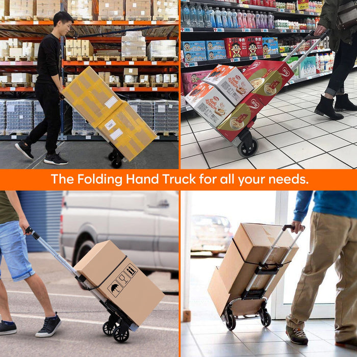 Corvids 75 Kg Portable Aluminium Hand Truck with 2-Year Warranty