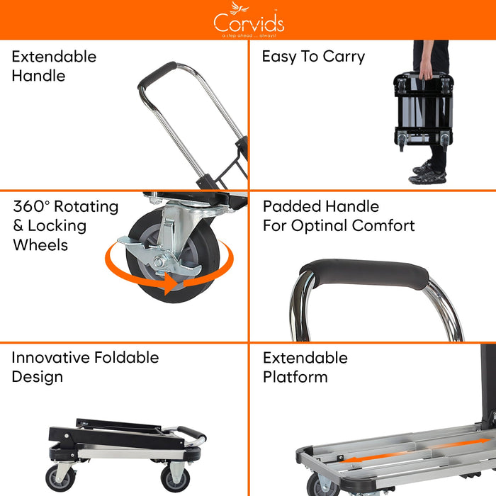 Portable Hand Trolley Features