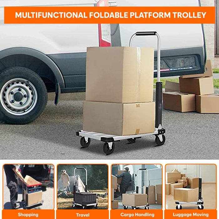 Multifunctional Foldable Platform Trolley