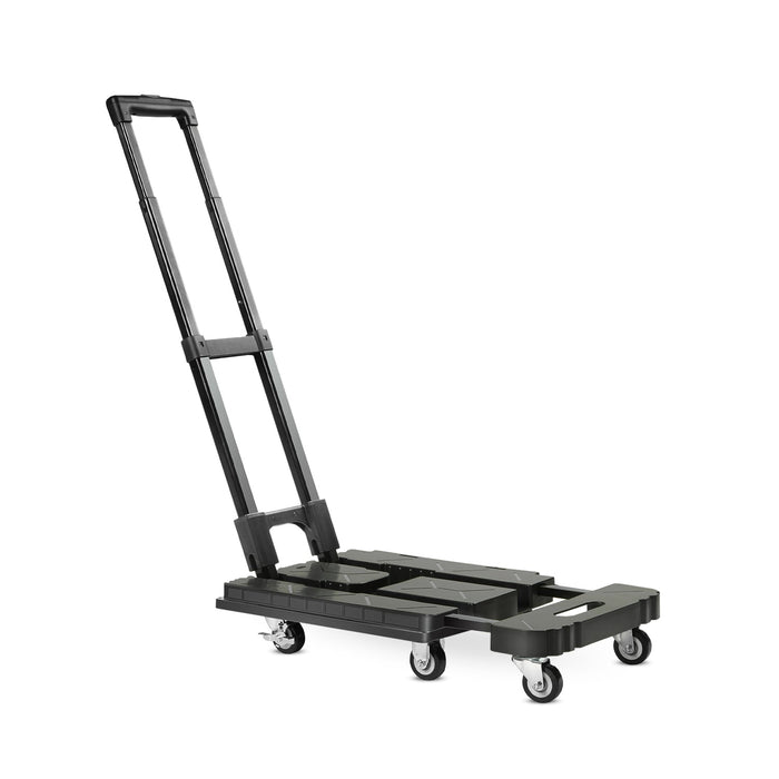 Corvids 150 Kg Portable & Compact Plastic Extendable Hand Platform Trolley with 2-Year Warranty